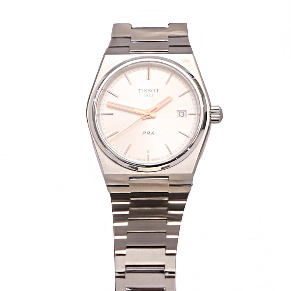 Buy Shop Tissot PRX Silver Dial Silver Steel Strap Watch For Women - T137.210.11.031.00 USA Online