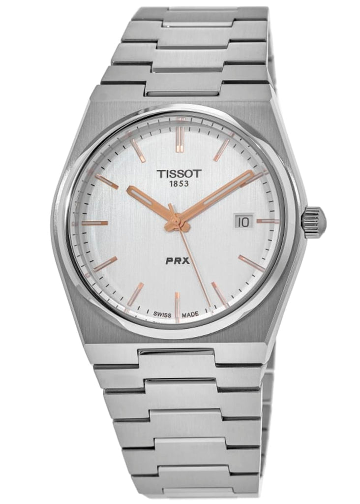 Buy Shop Tissot PRX Silver Dial Silver Steel Strap Watch For Women - T137.210.11.031.00 USA Online