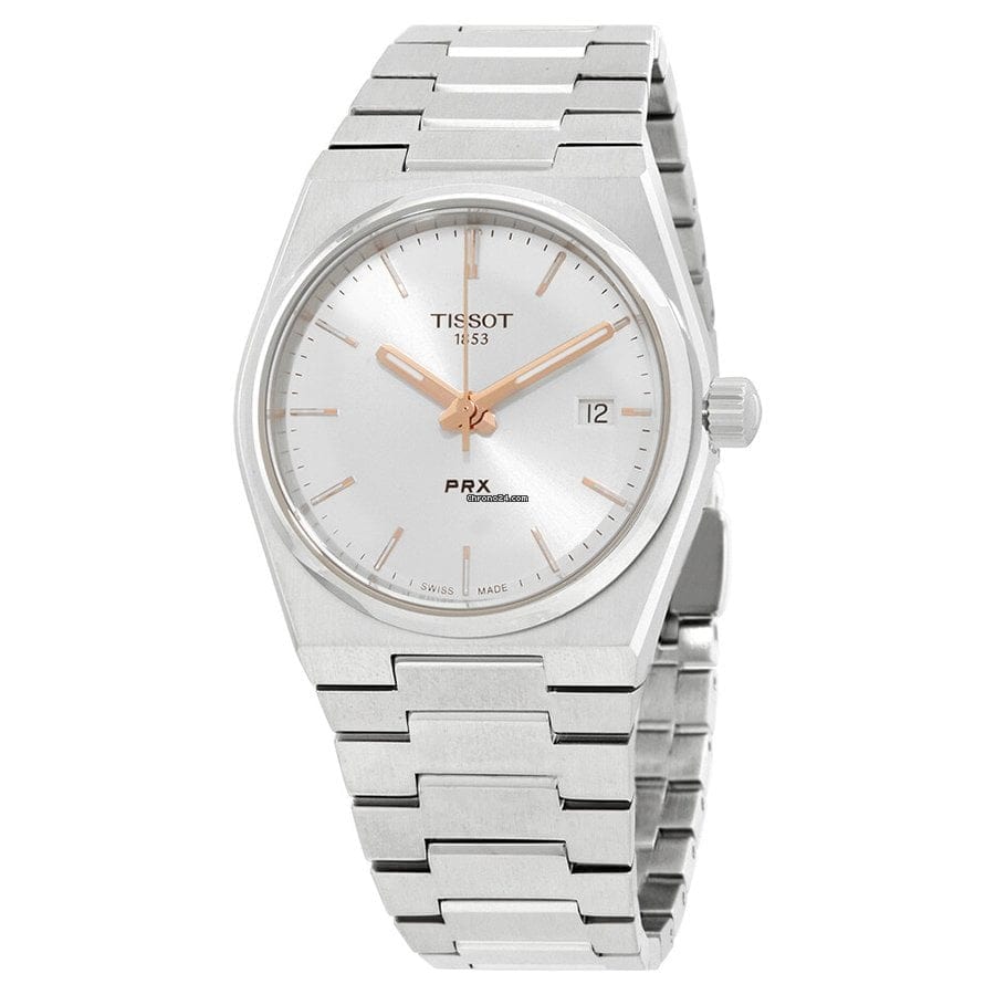 Buy Shop Tissot PRX Silver Dial Silver Steel Strap Watch For Women - T137.210.11.031.00 USA Online
