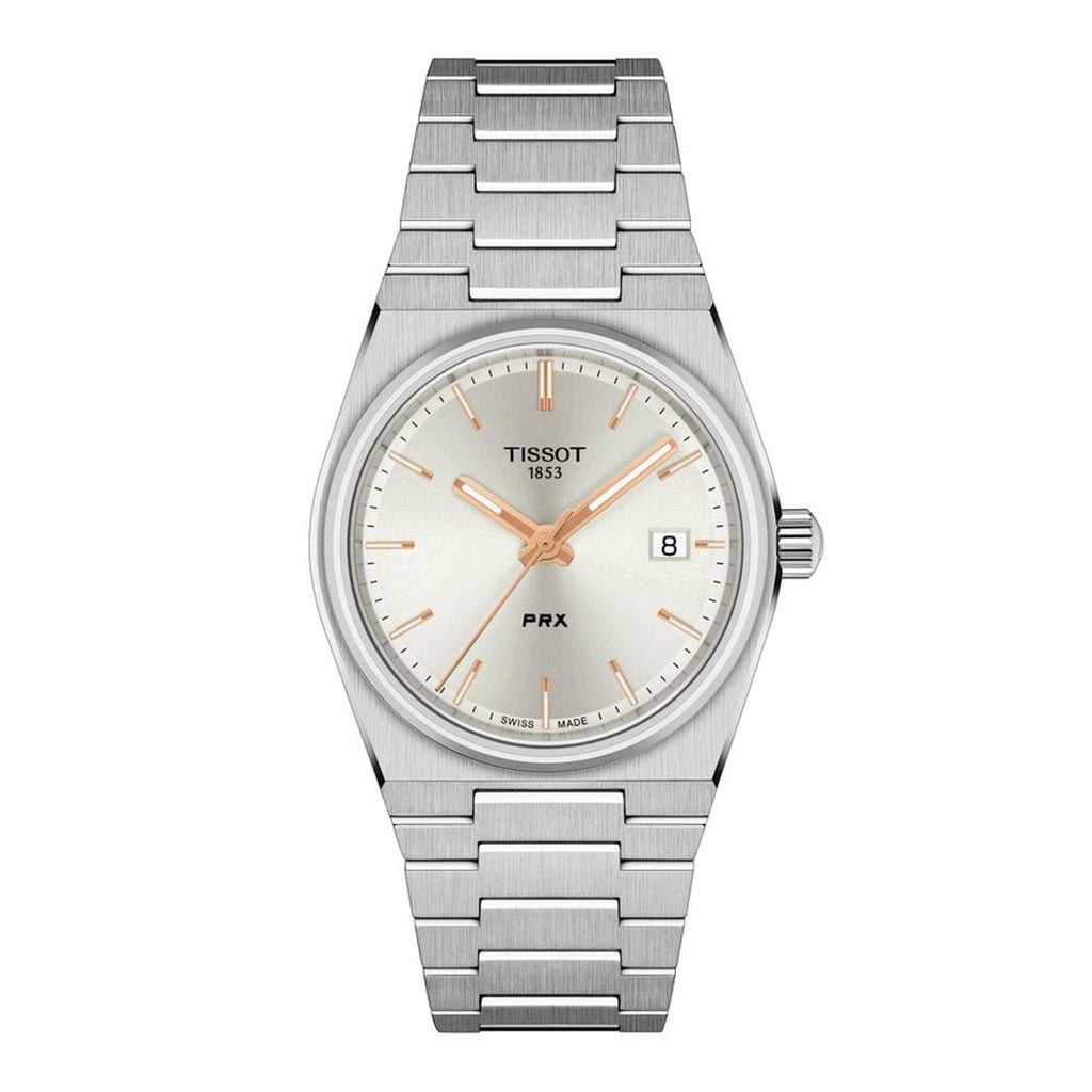 Buy Shop Tissot PRX Silver Dial Silver Steel Strap Watch For Women - T137.210.11.031.00 USA Online
