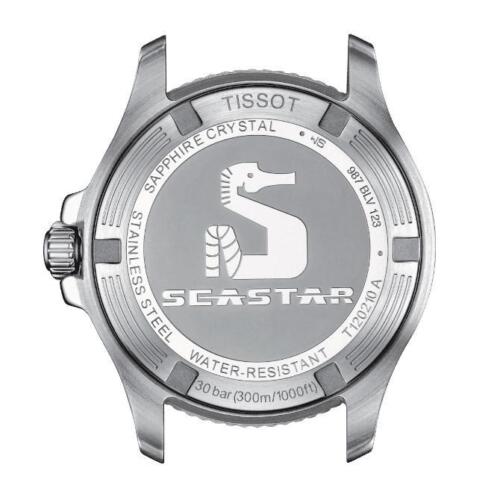 Buy Shop Tissot Seastar 1000 Black Dial Silver Steel Strap Watch For Men - T120.210.21.051.00 USA Online
