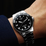 Buy Shop Tissot Seastar 1000 Black Dial Silver Steel Strap Watch For Men - T120.410.11.051.00 USA Online