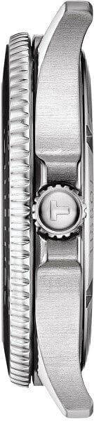 Buy Shop Tissot Seastar 1000 Black Dial Silver Steel Strap Watch For Men - T120.410.11.051.00 USA Online