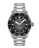 Buy Shop Tissot Seastar 1000 Black Dial Silver Steel Strap Watch For Men - T120.410.11.051.00 USA Online