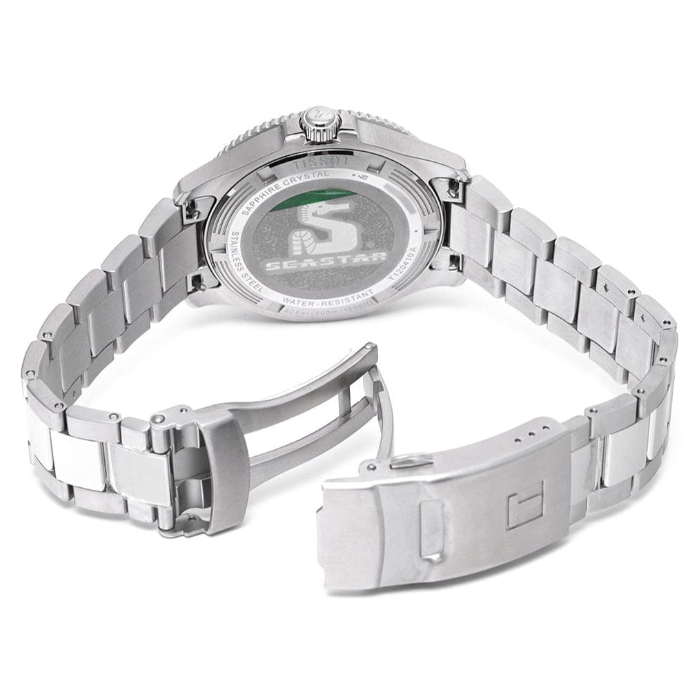 Buy Shop Tissot Seastar 1000 Blue Dial Silver Steel Strap Watch For Men - T120.410.11.041.00 USA Online