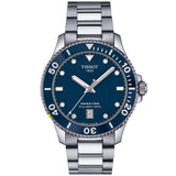 Buy Shop Tissot Seastar 1000 Blue Dial Silver Steel Strap Watch For Men - T120.410.11.041.00 USA Online