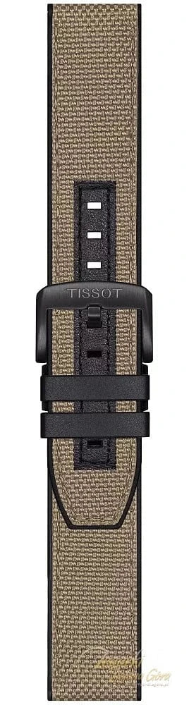 Buy Shop Tissot Supersport Chrono Black Dial Beige Nylon Strap Watch For Men - T125.617.37.051.01 USA Online