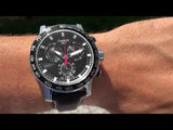 Buy Shop Tissot Supersport Chrono Black Dial Black Leather Strap Watch for Men - T125.617.16.051.00 USA Online
