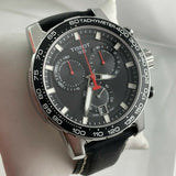 Buy Shop Tissot Supersport Chrono Black Dial Black Leather Strap Watch for Men - T125.617.16.051.00 USA Online