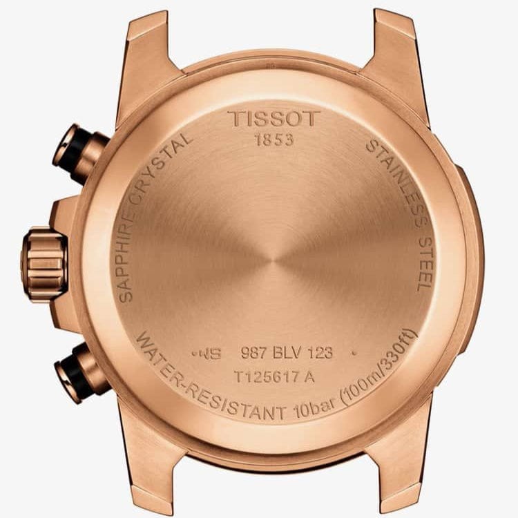 Buy Shop Tissot Supersport Chrono Black Dial Black Leather Strap Watch for Men - T125.617.36.051.00 USA Online