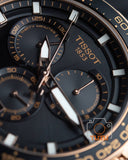 Buy Shop Tissot Supersport Chrono Black Dial Black Leather Strap Watch for Men - T125.617.36.051.00 USA Online