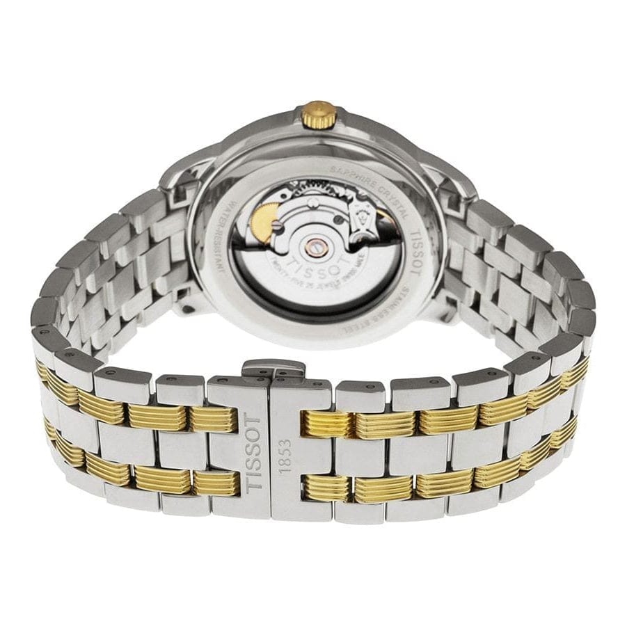 Buy Shop Tissot T Classic Automatics III White Dial Two Tone Steel Strap Watch For Men - T065.430.22.031.00 USA Online