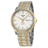 Buy Shop Tissot T Classic Automatics III White Dial Two Tone Steel Strap Watch For Men - T065.430.22.031.00 USA Online