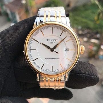 Buy Shop Tissot T Classic Carson Automatic White Dial Two Tone Steel Strap Watch for Men - T085.407.22.011.00 USA Online