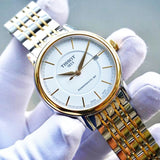 Buy Shop Tissot T Classic Carson Automatic White Dial Two Tone Steel Strap Watch for Men - T085.407.22.011.00 USA Online