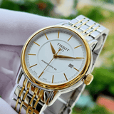 Buy Shop Tissot T Classic Carson Automatic White Dial Two Tone Steel Strap Watch for Men - T085.407.22.011.00 USA Online