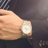 Buy Shop Tissot T Classic Carson Automatic White Dial Two Tone Steel Strap Watch for Men - T085.407.22.011.00 USA Online