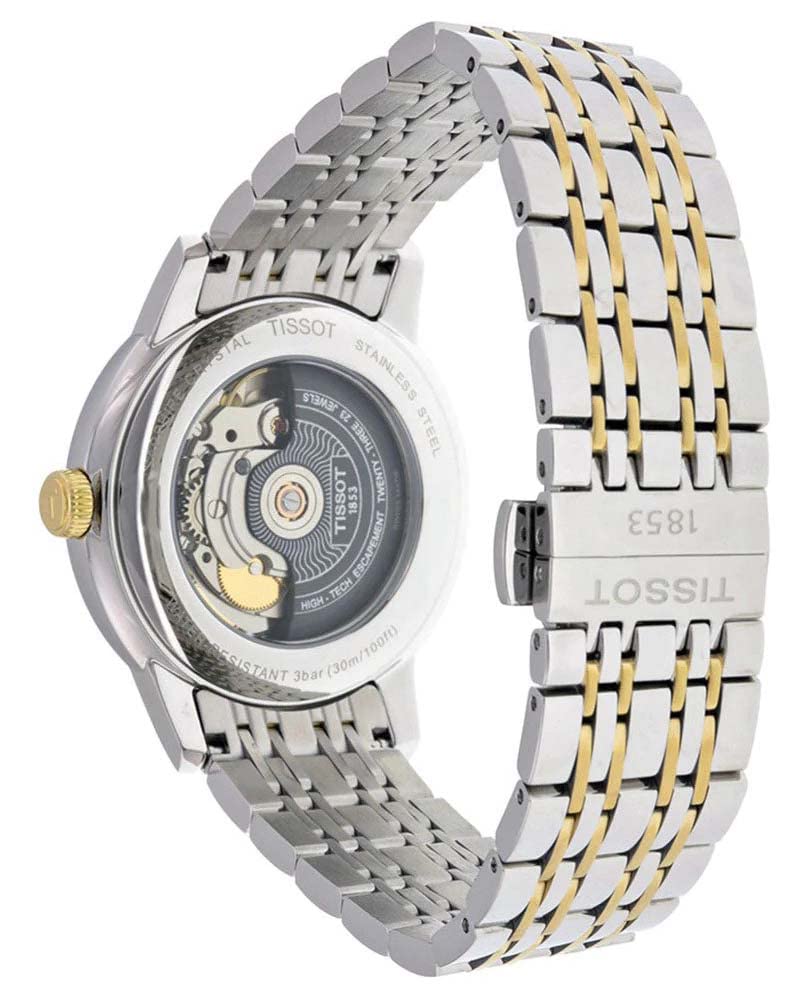 Buy Shop Tissot T Classic Carson Automatic White Dial Two Tone Steel Strap Watch for Men - T085.407.22.011.00 USA Online