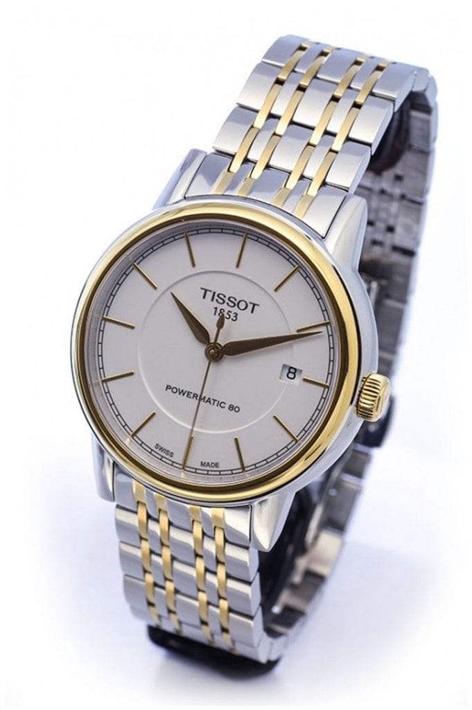 Buy Shop Tissot T Classic Carson Automatic White Dial Two Tone Steel Strap Watch for Men - T085.407.22.011.00 USA Online