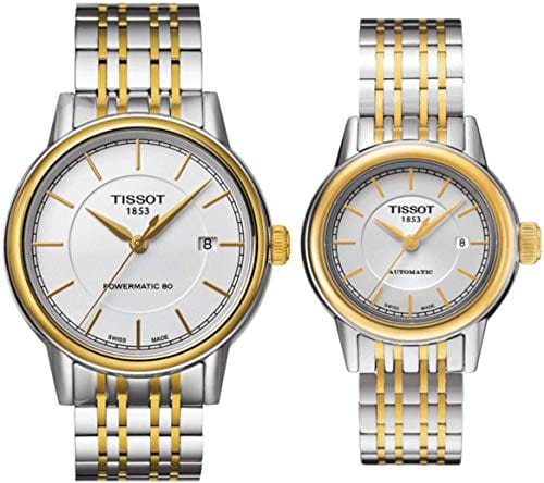 Buy Shop Tissot T Classic Carson Automatic White Dial Two Tone Steel Strap Watch for Men - T085.407.22.011.00 USA Online