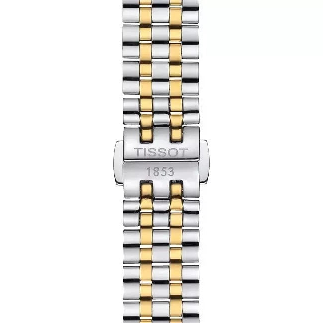 Buy Shop Tissot T Classic Carson Lady Premium Silver Dial Two Tone Steel Strap Watch For Women - T122.210.22.033.00 USA Online