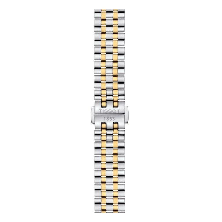 Buy Shop Tissot T Classic Carson Lady Premium Silver Dial Two Tone Steel Strap Watch For Women - T122.210.22.033.00 USA Online