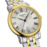 Buy Shop Tissot T Classic Carson Lady Premium Silver Dial Two Tone Steel Strap Watch For Women - T122.210.22.033.00 USA Online