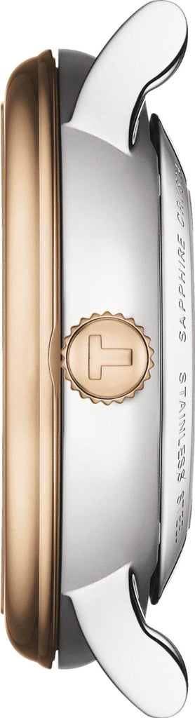 Buy Shop Tissot T Classic Carson Premium 30 White Dial Two Tone Steel Strap Watch for Women - T122.207.22.033.00 USA Online