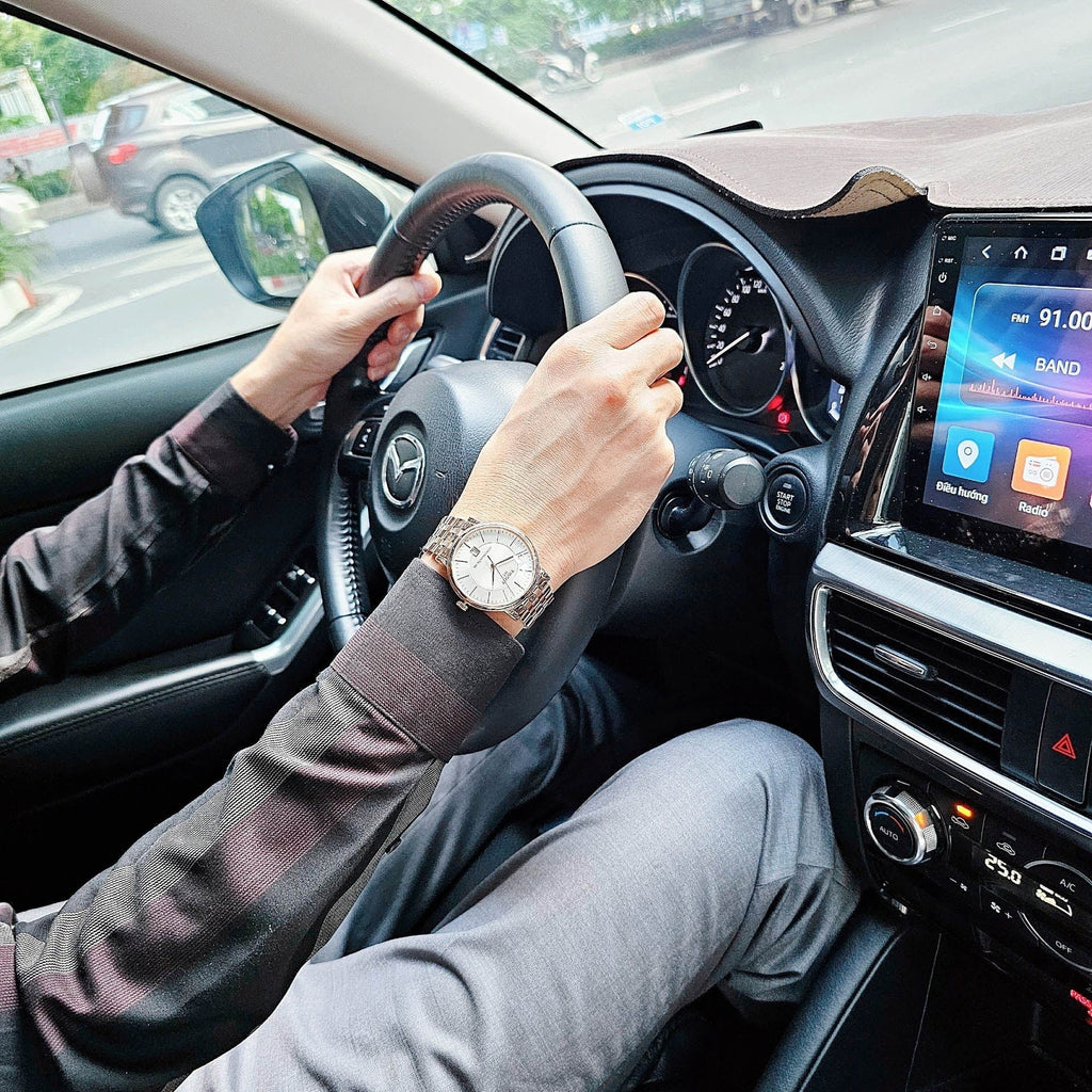 Buy Shop Tissot T Classic Carson Premium Automatic White Dial Rose Gold Steel Strap Watch for Men - T122.407.33.031.00 USA Online