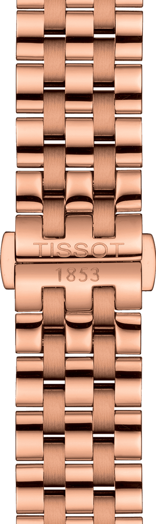 Buy Shop Tissot T Classic Carson Premium Automatic White Dial Rose Gold Steel Strap Watch for Men - T122.407.33.031.00 USA Online