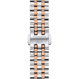 Buy Shop Tissot T Classic Carson Premium Diamonds White Dial Two Tone Steel Strap Watch for Women - T122.207.22.036.00 USA Online