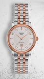 Buy Shop Tissot T Classic Carson Premium Diamonds White Dial Two Tone Steel Strap Watch for Women - T122.207.22.036.00 USA Online