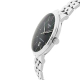 Buy Shop Tissot T Classic Carson Premium Powermatic 80 Black Dial Silver Steel Strap Watch For Men - T122.407.11.051.00 USA Online