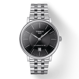 Buy Shop Tissot T Classic Carson Premium Powermatic 80 Black Dial Silver Steel Strap Watch For Men - T122.407.11.051.00 USA Online