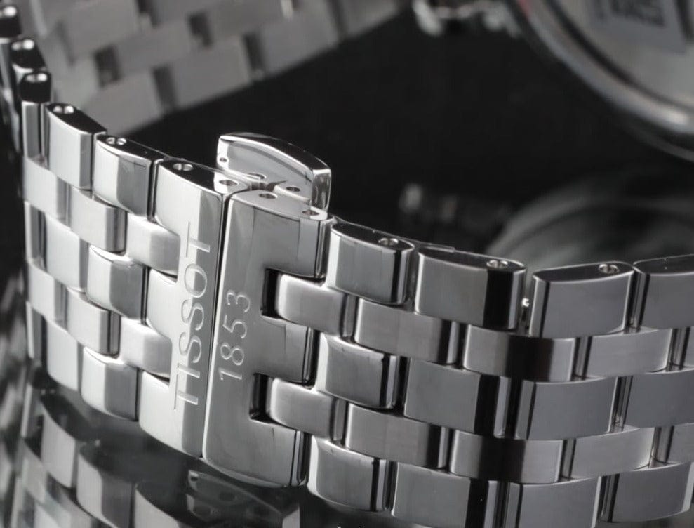 Buy Shop Tissot T Classic Carson Premium Powermatic 80 Silver Dial Silver Steel Strap Watch For Men - T122.407.11.033.00 USA Online