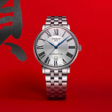 Buy Shop Tissot T Classic Carson Premium Powermatic 80 Silver Dial Silver Steel Strap Watch For Men - T122.407.11.033.00 USA Online