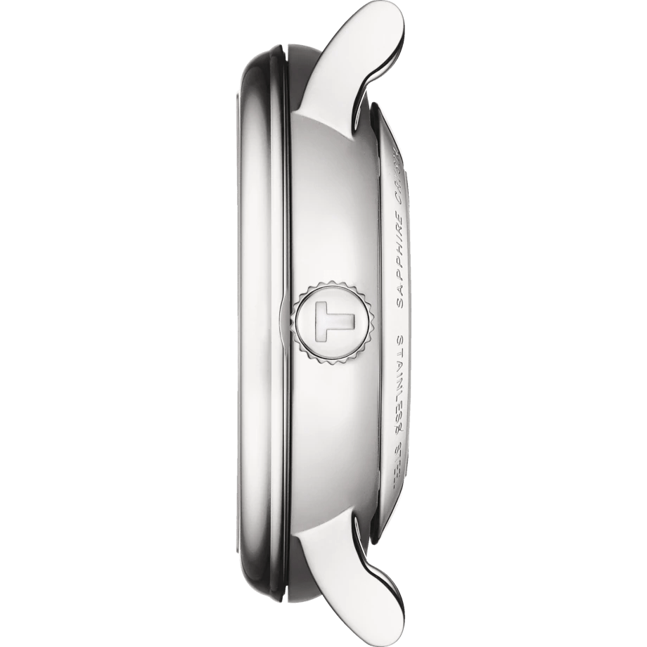 Buy Shop Tissot T Classic Carson Premium Powermatic 80 Silver Dial Silver Steel Strap Watch For Men - T122.407.11.033.00 USA Online