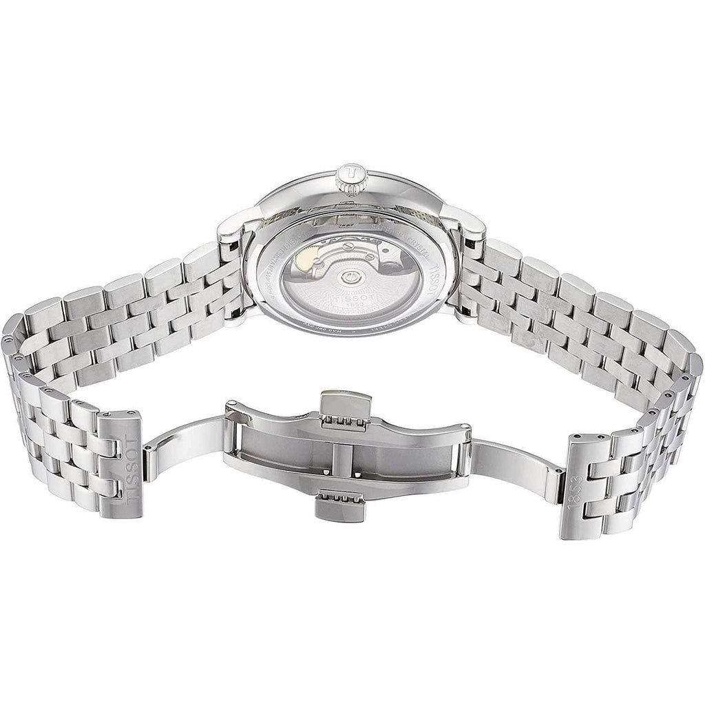 Buy Shop Tissot T Classic Carson Premium Powermatic 80 White Dial Silver Steel Strap Watch For Men - T122.407.11.031.00 USA Online