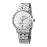Buy Shop Tissot T Classic Carson Premium Powermatic 80 White Dial Silver Steel Strap Watch For Men - T122.407.11.031.00 USA Online