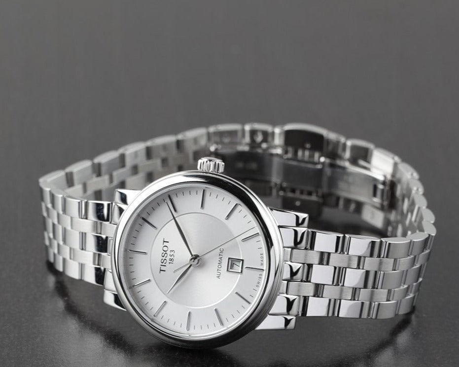 Buy Shop Tissot T Classic Carson Premium Silver Dial Silver Steel Strap Watch for Women - T122.207.11.031.00 USA Online
