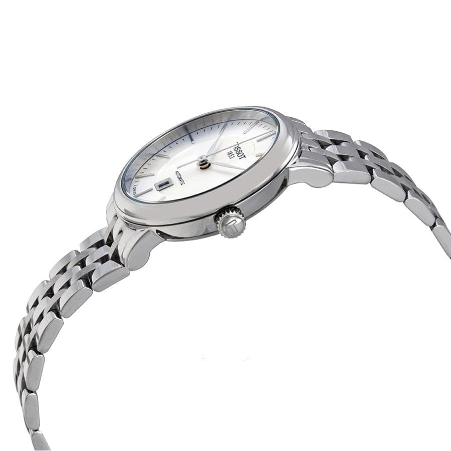 Buy Shop Tissot T Classic Carson Premium Silver Dial Silver Steel Strap Watch for Women - T122.207.11.031.00 USA Online