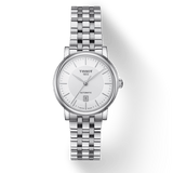 Buy Shop Tissot T Classic Carson Premium Silver Dial Silver Steel Strap Watch for Women - T122.207.11.031.00 USA Online