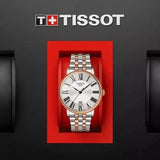 Buy Shop Tissot T Classic Carson Premium Silver Dial Two Tone Steel Strap Watch For Men - T122.410.22.033.00 USA Online
