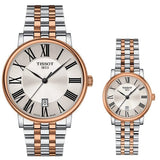 Buy Shop Tissot T Classic Carson Premium Silver Dial Two Tone Steel Strap Watch For Men - T122.410.22.033.00 USA Online