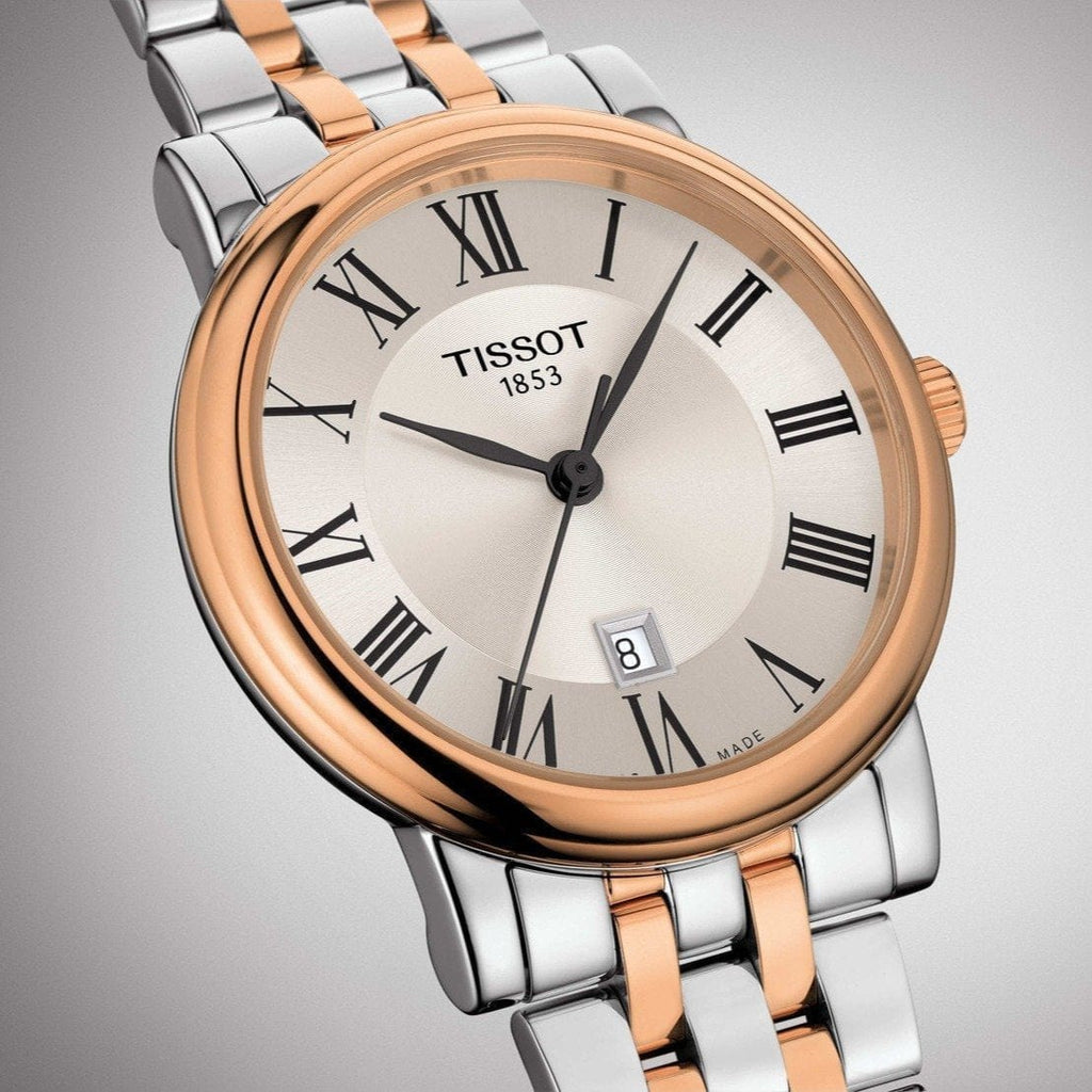 Buy Shop Tissot T Classic Carson Premium Silver Dial Two Tone Steel Strap Watch For Men - T122.410.22.033.00 USA Online