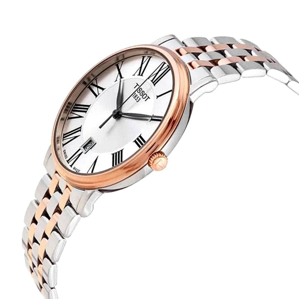 Buy Shop Tissot T Classic Carson Premium Silver Dial Two Tone Steel Strap Watch For Men - T122.410.22.033.00 USA Online