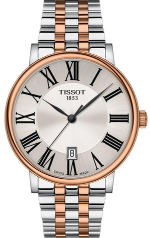 Buy Shop Tissot T Classic Carson Premium Silver Dial Two Tone Steel Strap Watch For Men - T122.410.22.033.00 USA Online