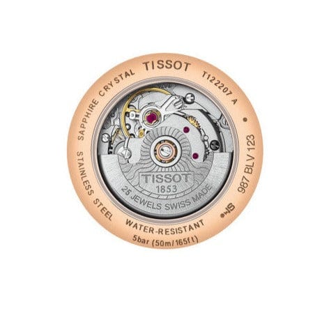 Buy Shop Tissot T Classic Carson Premium White Dial Brown Leather Strap Watch for Women - T122.207.36.031.00 USA Online