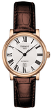 Buy Shop Tissot T Classic Carson Premium White Dial Brown Leather Strap Watch for Women - T122.207.36.033.00 USA Online