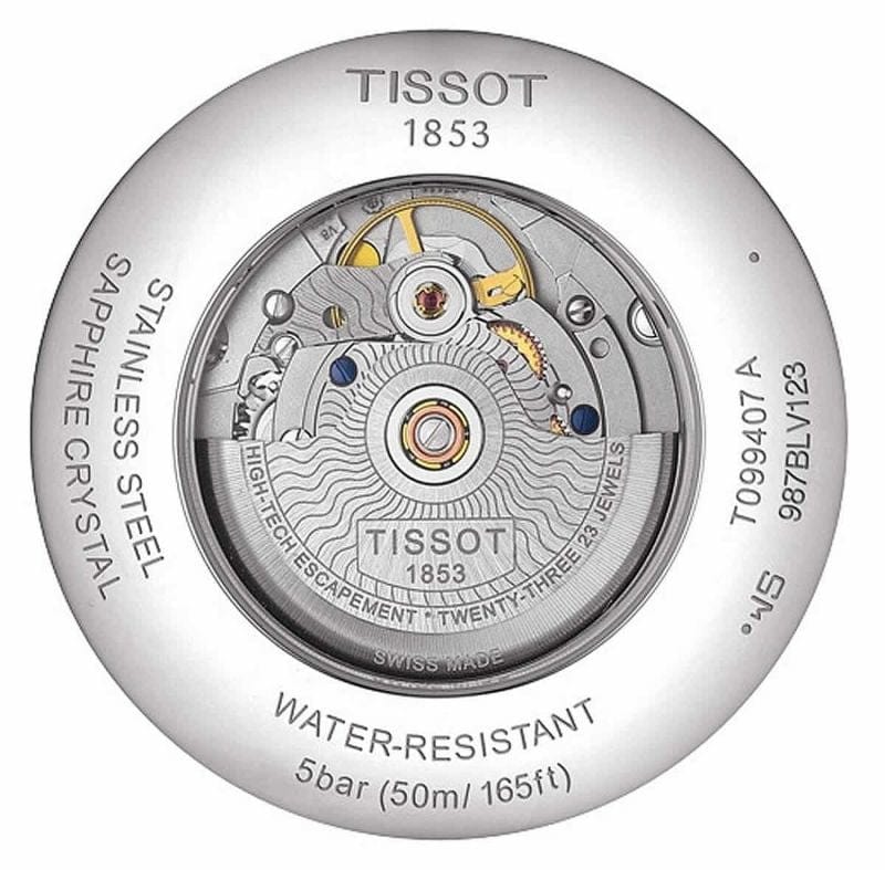 Buy Shop Tissot T Classic Chemin Des Tourelles Chronometer Black Dial Silver Steel Strap Watch For Men - T099.408.11.058.00 USA Online
